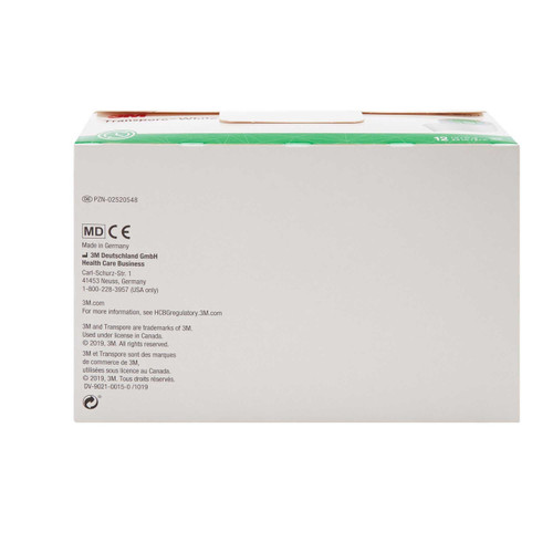 Medical Tape 3M Transpore White Water Resistant Plastic 1 Inch X 10 Yard NonSterile 1534-1 Box/12 1534-1 3M 445278_BX