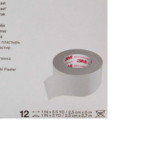 Medical Tape 3M Microfoam Water Resistant Foam / Acrylic Adhesive 1 Inch X 5-1/2 Yard NonSterile 1528-1 Box/12 1528-1 3M 5959_BX Medical Tape 3M Microfoam Water Resistant Foam / Acrylic Adhesive 1 Inch X 5-1/2 Yard NonSterile 1528-1 Box/12 1528-1 3M 5959_BX
