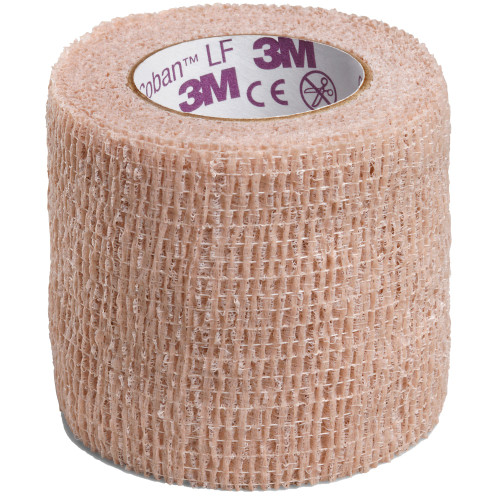 3M Coban LF Cohesive Bandage, 2'' x 5 Yard, Non Sterile, Pack of 1