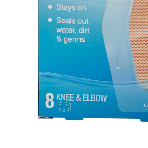 Adhesive Strip Nexcare 2.375 X 2.5 Inch Plastic Knee / Elbow Sheer Sterile 581-08 Box/8 581-08 3M 851822_BX Adhesive Strip Nexcare 2.375 X 2.5 Inch Plastic Knee / Elbow Sheer Sterile 581-08 Box/8 581-08 3M 851822_BX