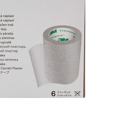 Medical Tape 3M Transpore Water Resistant Plastic 2 Inch X 10 Yard NonSterile 1527-2 Case/60 1527-2 3M 5764_CS Medical Tape 3M Transpore Water Resistant Plastic 2 Inch X 10 Yard NonSterile 1527-2 Case/60 1527-2 3M 5764_CS