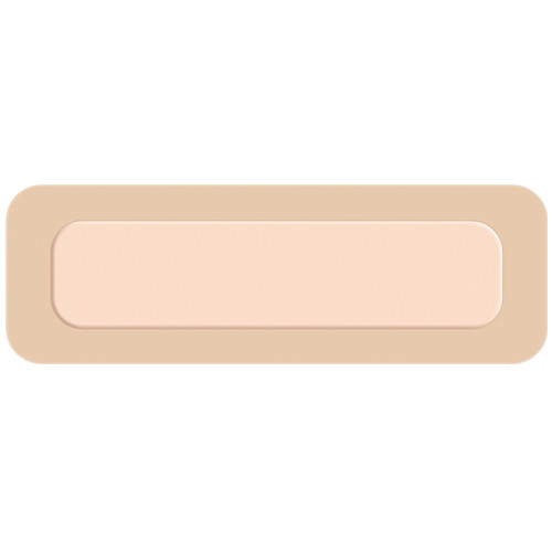 FoamLite Thin Foam Dressing 2 X 4-4/5 Inch With Border Film Backing Silicone Adhesive Rectangle Sterile, 421563, Box of 10