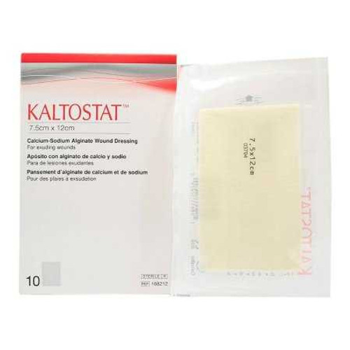 Calcium Alginate Dressing Kaltostat 3 X 4.75 Inch Rectangle Calcium Alginate Sterile 168212 Box/10 168212 CONVA TEC 192150_CT