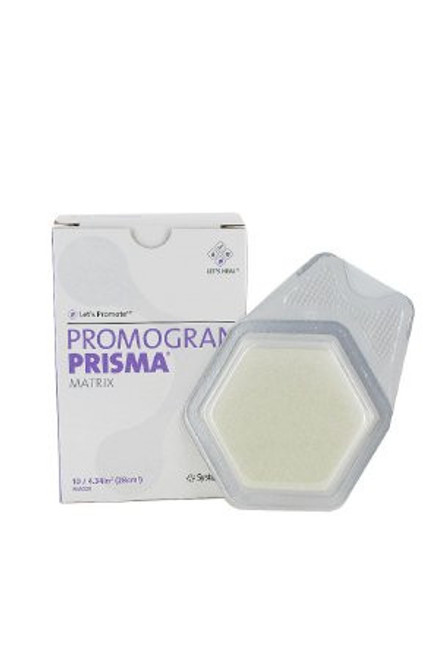 3M Promogran Prisma Matrix Silver Collagen Dressing, 4.3'' Square, Hexagon, Sterile, Sample Pack of 1