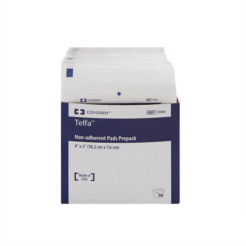 Telfa Ouchless Non-Adherent Dressing 3 X 4 Inch Sterile 1 per Pack, 1050-, Carton of 50