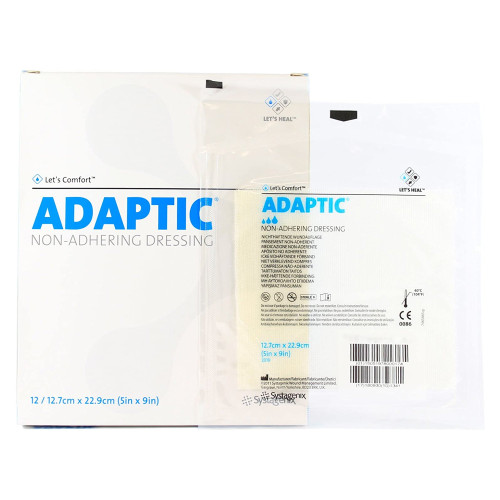3M Adaptic Oil Emulsion Impregnated Dressing Rectangle 5 X 9 Inch Sterile, 2019, Pack of 1