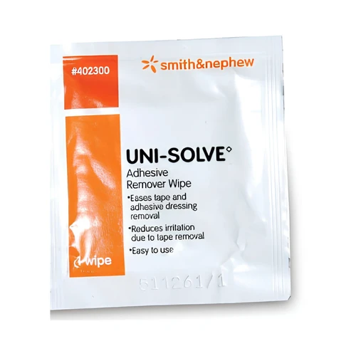 Uni-Solve Adhesive Remover Wipe 50 per Box Alcohol Based, 402300, Pack of 1