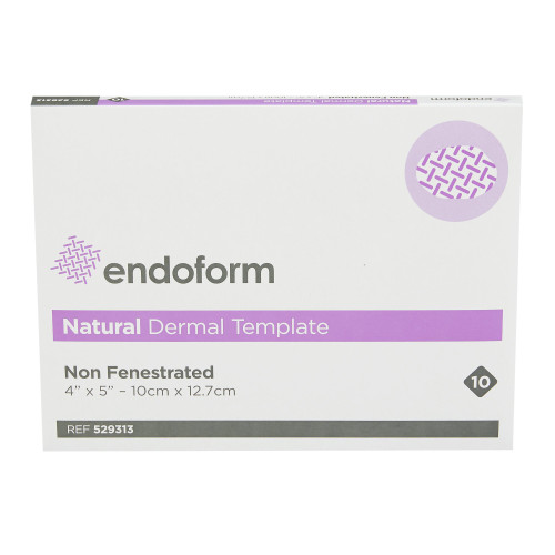 Endoform Natural Dermal Template Collagen Dressing with ECM 4 X 5 Inch Rectangle Sterile, 529313, Pack of 1