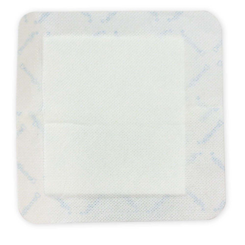 DermaRite Bordered Gauze Island Dressing 4 X 4 Inch Square NonSterile, 00255, Pack of 100