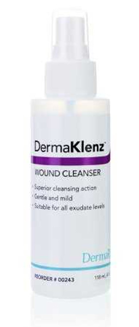 Wound Cleanser DermaKlenz 4 oz. Spray Bottle 00243 Each/1 243 DERMARITE INDUSTRIES LLC 729808_EA