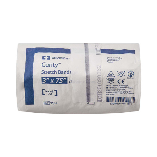 Curity Conforming Bandage 3 X 75 Inch 1-Ply NonSterile 12 per Pack, 2244-, Bag of 12