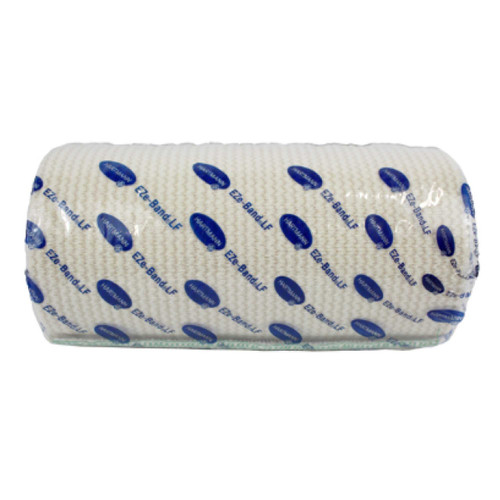Elastic Bandage EZe-Band® LF 6 Inch x 5 Yard Double Hook and Loop Closure Tan NonSterile Standard Compression 59160000 Pack of 1 59160000 EZe-Band® LF 442368_EA