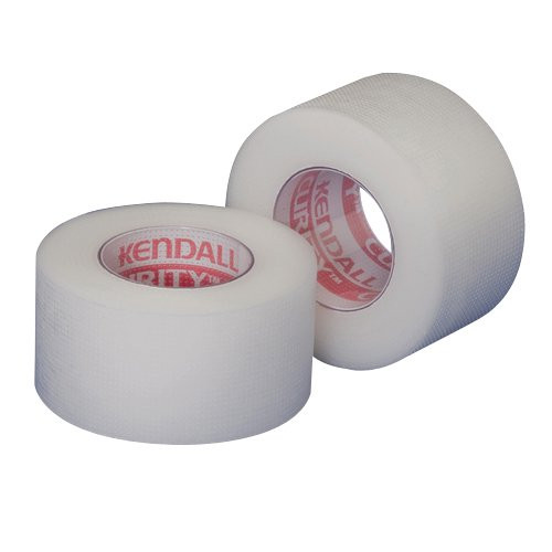 Kendall Hypoallergenic Clear Hypoallergenic Medical Tape Transparent 2 Inch X 10 Yard Plastic NonSterile, 8535C, Box of 6