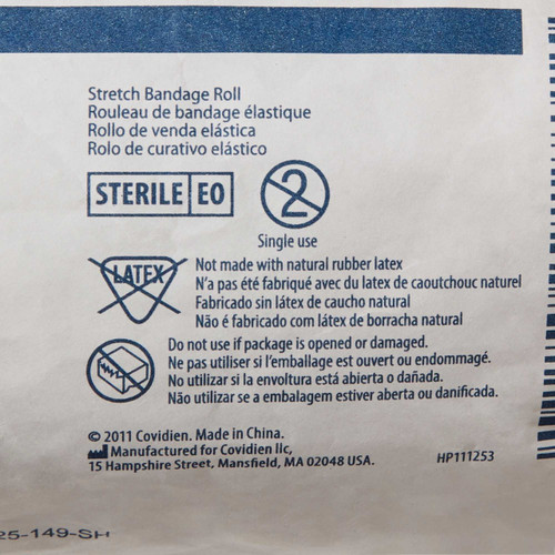 Conforming Bandage Dermacea Cotton / Polyester 3 Inch X 4 Yard Roll Sterile 441505 Pack/12 441505 KENDALL HEALTHCARE PROD INC. 523464_BG