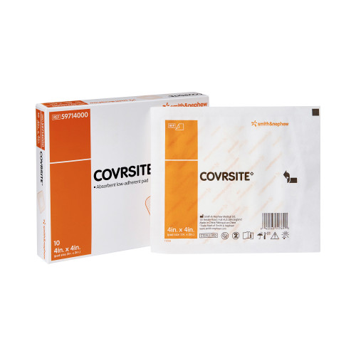 Covrsite Composite Dressing 4 X 4 Inch Square NonSterile Film Backing, 59714000, Pack of 1