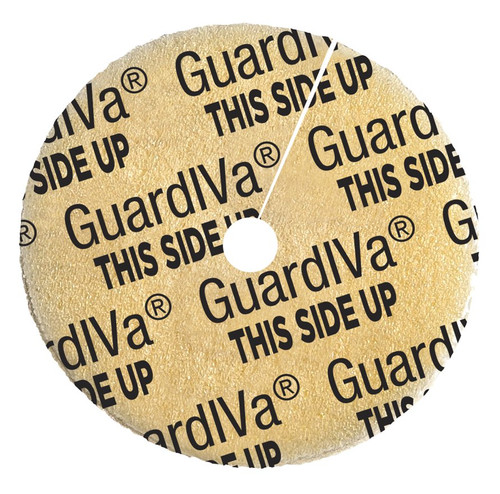 GuardIVa Antimicrobial Hemostatic Protective Disc CHG (Chlorhexidine Glutonate) 1 Inch Disc / 4 mm Hole Diameter Sterile, FP-23-AD008, Box of 10