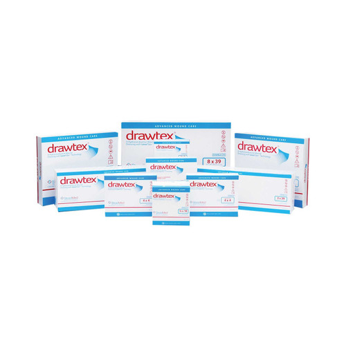 Non-Adherent Dressing Drawtex LevaFiber 2 X 2 Inch 00300 Box/10 300 STEADMED MEDICAL LLC 761644_BX