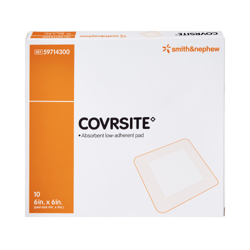 Covrsite Composite Dressing 6 X 6 Inch Square NonSterile Film Backing, 59714300, Pack of 1