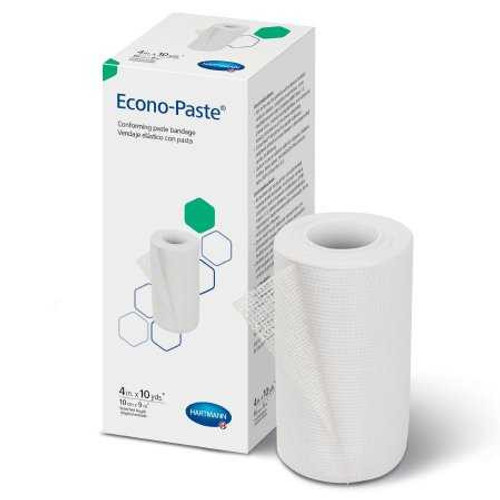 Impregnated Comforming Dressing Econo-Paste 4 Inch X 10 Yard Cotton Zinc Oxide Paste NonSterile 47400000 Case/12 47400000 HARTMAN USA, INC. 418663_CS