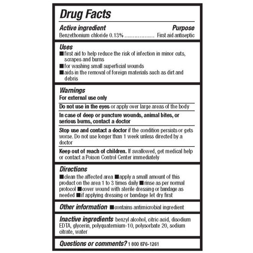 Wound Cleanser 16 oz. Spray Bottle NonSterile Antimicrobial, 449000, Case of 12