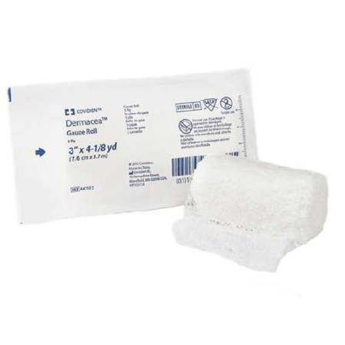 Fluff Dressing Dermacea Gauze 3-Ply 3 Inch X 4 Yard Roll Sterile 441107 RL/1 441107 KENDALL HEALTHCARE PROD INC. 529112_RL