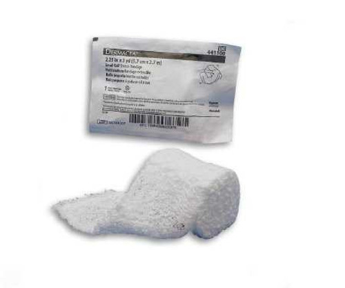 Fluff Bandage Roll Dermacea Gauze 6-Ply 2-1/4 Inch X 3 Yard Roll Sterile 441100 RL/1 441100 KENDALL HEALTHCARE PROD INC. 516649_RL