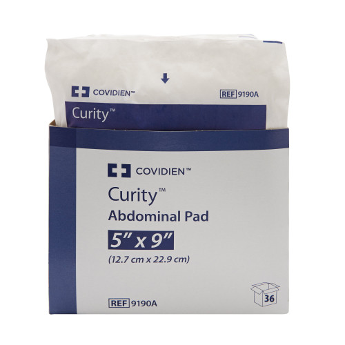 Curity Abdominal Pad 5 X 9 Inch Sterile 1 per Pack, 9190A, Case of 432