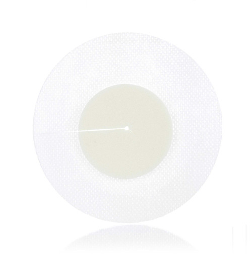 Foam Dressing BorderedFoam 4 Inch Diameter Fenestrated Round Adhesive with Border Sterile 00288E Box/10 00288E DERMARITE INDUSTRIES LLC 946278_BX