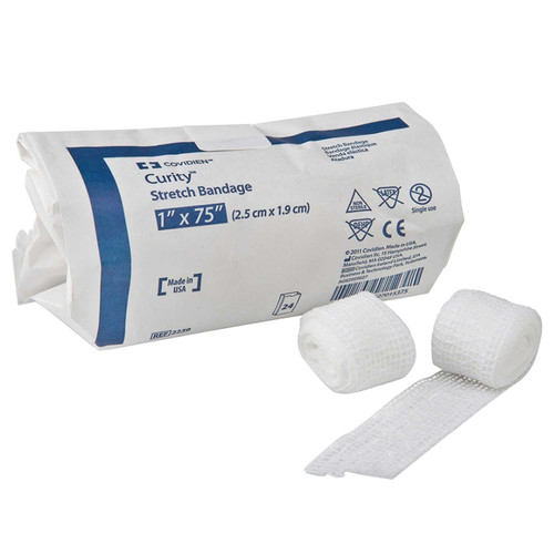 Conforming Bandage Curity™ 1 x 75 Inch 24 per Pack NonSterile 1-Ply Roll Shape 2239 Bag of 24 2239 Curity™ 188581_BG