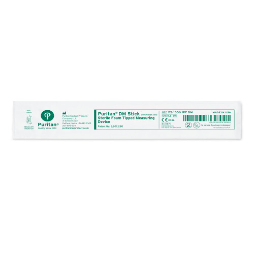 Puritan Wound Measuring Device 6 Inch Length Foam / Polystyrene Sterile, 25-1506 1PF DM, Case of 200