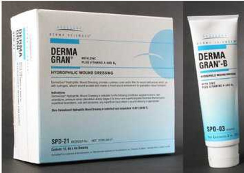 Hydrophilic Wound Dressing DermagranB 2 X 2 Inch SPD20 Each/1 SPD20 DERMA SCIENCES/MED SURG. 747216_EA