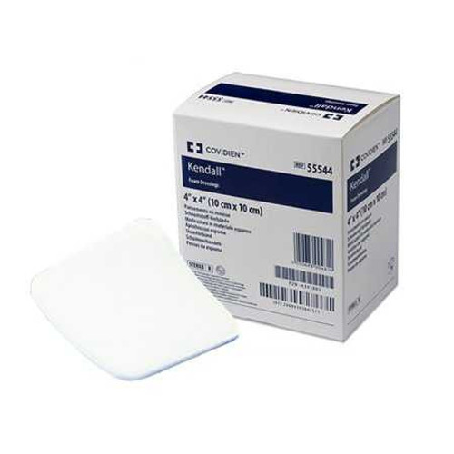 Foam Dressing Kendall 4 X 4 Inch Square Non-Adhesive without Border Sterile 55544 Case/50 55544 KENDALL HEALTHCARE PROD INC. 543990_CS