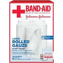 Band-Aid Conforming Bandage 4 Inch X 3-3/5 Yard Sterile 5 per Pack, 111876600, Box of 5