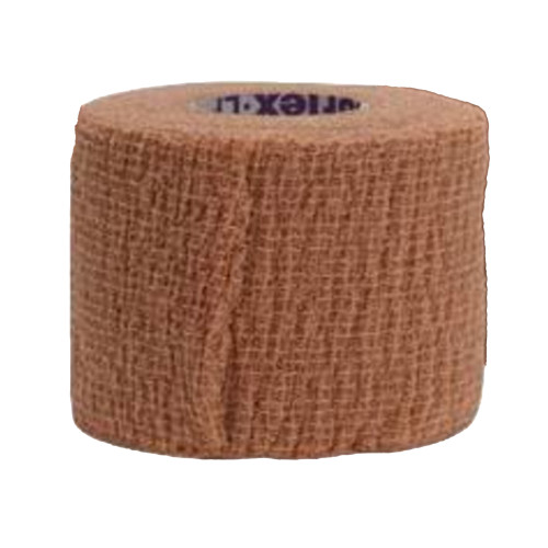 Cohesive Bandage CoFlex 2 Inch x 5 Yard Self-Adherent Closure Tan NonSterile 14 lbs. Tensile Strength 3200TN-036 Pack of 1