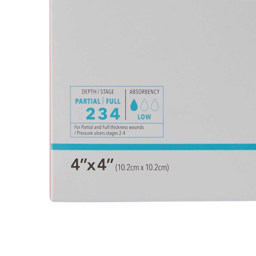Hydrocolloid Dressing DermaFilm HD 4 X 4 Inch Square Sterile 00259E Each/1 00259E DERMARITE INDUSTRIES LLC 583419_EA