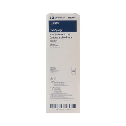 Cellulose Dressing Curity NonWoven Fabric / Cellulose Wadding 4 X 4 Inch 1792 Case/2000 1792 KENDALL HEALTHCARE PROD INC. 9957_CS
