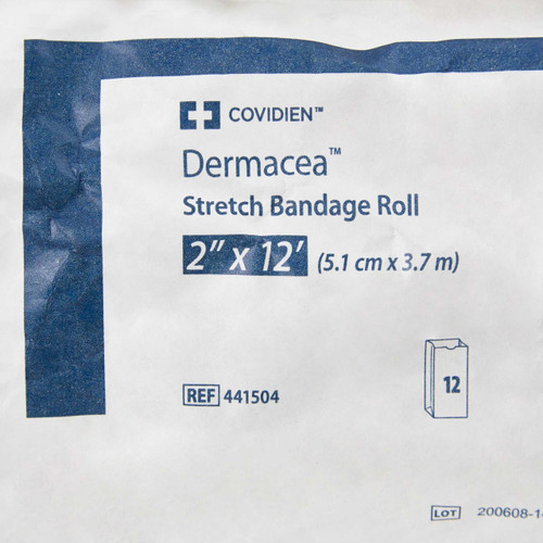 Conforming Bandage Dermacea Cotton / Polyester 1-Ply 2 Inch X 4 Yard Roll Sterile 441504 Case/96 441504 KENDALL HEALTHCARE PROD INC. 773136_CS