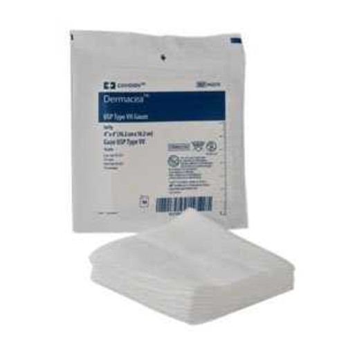 USP Type VII Gauze Sponge Dermacea Cotton 12-Ply 3 X 3 Inch Square Sterile 441208 Pack/2 441208 KENDALL HEALTHCARE PROD INC. 781337_PK
