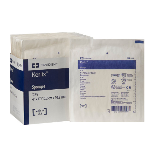 Kerlix Fluff Dressing 4 X 4 Inch 12-Ply Sterile 2 per Pack, 5072, Transaction of 25