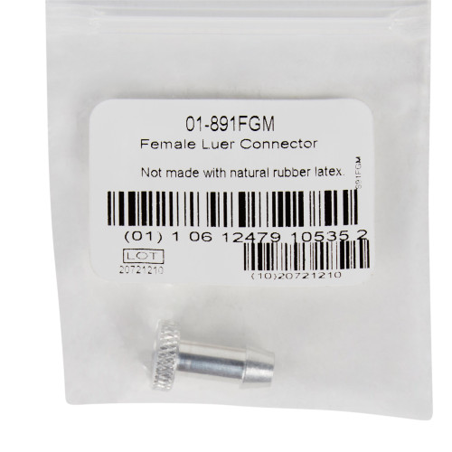 McKesson LUMEON Blood Pressure Connector, Female Luer Connector, 01-891FGM, Pack of 1