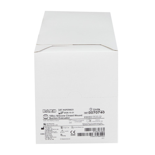 Reliavac Bulb Evacuator Drainage 100 mL, 0070740, Pack of 1