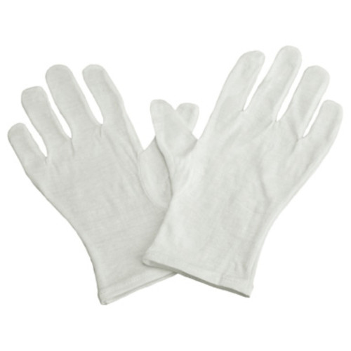 Grafco Infection Control Glove Medium / Large Cotton White Wrist Length Hemmed Cuff NonSterile, 9666, Pair of 1