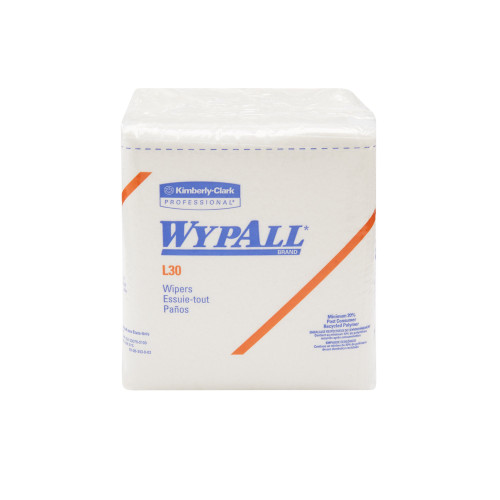 WypAll GeneralClean L30 Multipurpose Task Wipe Heavy Duty 90 Count Poly Pack 12 X 12-1/2 Inch NonSterile Disposable, 05812, Case of 1080