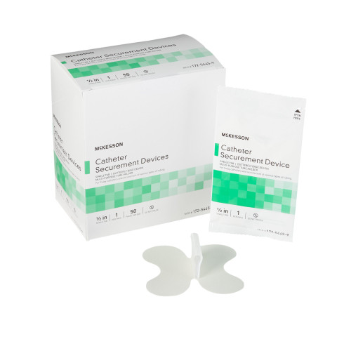 McKesson Catheter Stabilization Device with 2.5'' Tab, NonSterile, Box of 50
