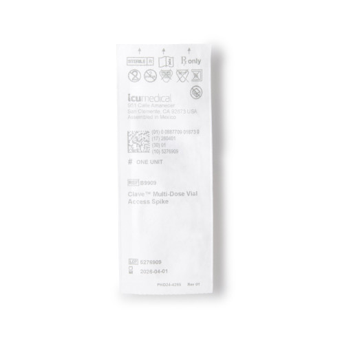 Bravo 24 Vial Access Spike, B9909, Pack of 1