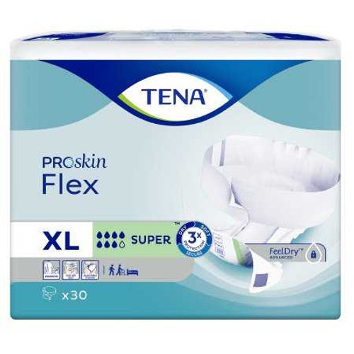 Unisex Adult Incontinence Belted Undergarment TENA® ProSkin™ Flex Super Size 20 Disposable Heavy Absorbency 67807 Case of 3 67807 TENA® ProSkin™ Flex Super 718449_CS