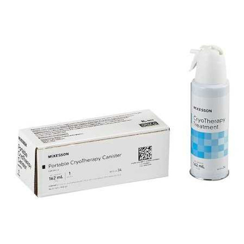 Cryosurgical Replacement Canister McKesson 162 mL Nonhazmat / Nonflammable 34 Box/1 34 MCK BRAND 895111_BX Cryosurgical Replacement Canister McKesson 162 mL Nonhazmat / Nonflammable 34 Box/1 34 MCK BRAND 895111_BX