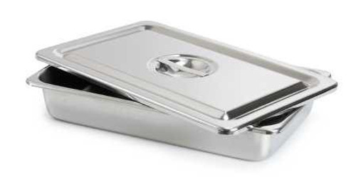 Instrument Tray McKesson Recessed Grip Stainless Steel 12-1/8 X 7-5/8 X 2-1/8 Inch 63-4256 Box/6 63-4256 MCK BRAND 1038453_BX