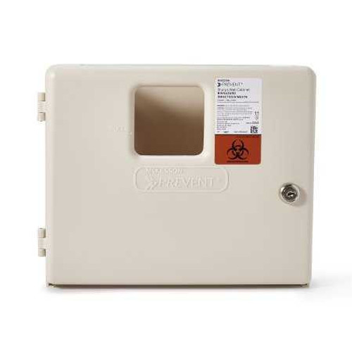 Prevent Sharps Collector Wall Cabinet Locking Wall Mount Polypropylene 2263 Each/1 2263 MCK BRAND 855128_EA Prevent Sharps Collector Wall Cabinet Locking Wall Mount Polypropylene 2263 Each/1 2263 MCK BRAND 855128_EA