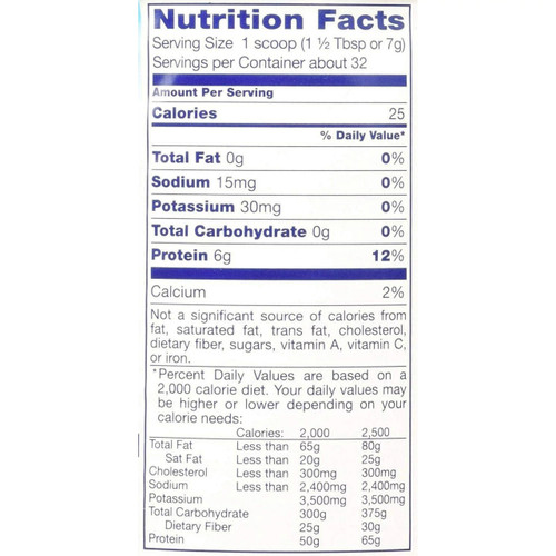 Beneprotein Instant Protein Powder, Unflavored Whey Protein Isolate, 6g Protein per Serving, Gluten-free, 8 oz., Canister of 1